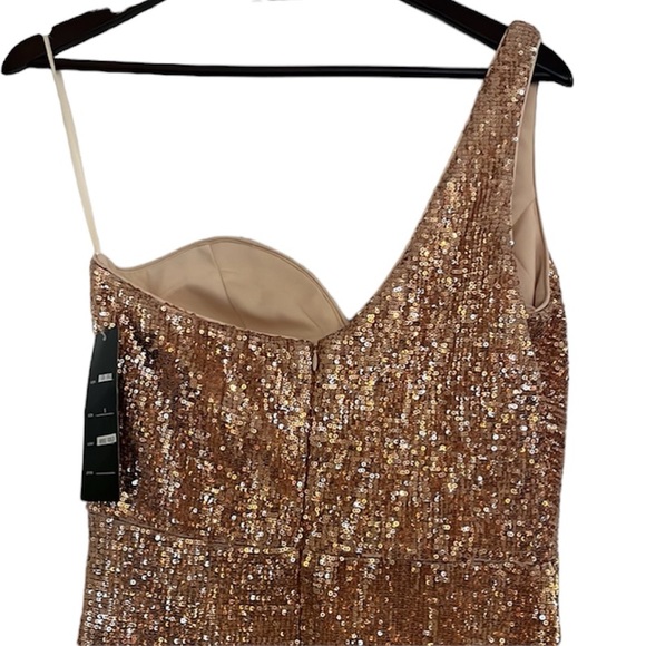 Cinderella Divine NWT CH182 Rose Gold Formal Gown size Small - Picture 9 of 14